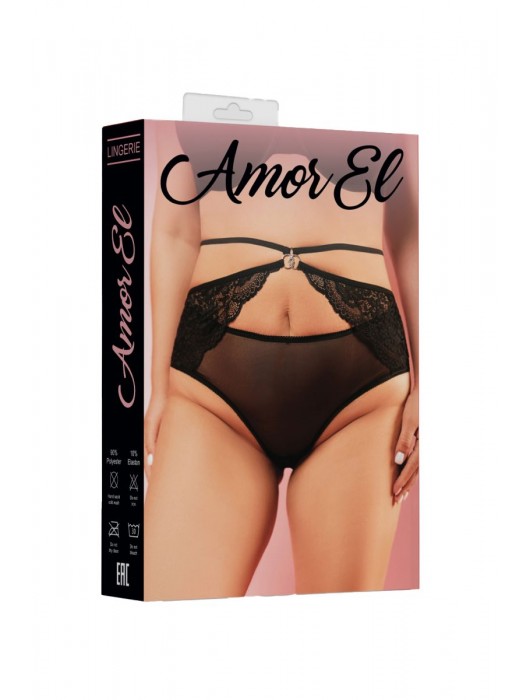Трусики с декоративной резинкой на талии - Amor El купить с доставкой