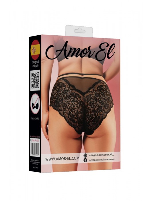 Трусики с декоративной резинкой на талии - Amor El купить с доставкой