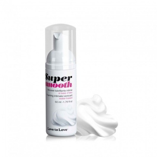 Лубрикант нежнейшая пенка Super Smooth Foaming Intime Lubricant - 50 мл. - Love to Love - купить с доставкой в Комсомольске-на-Амуре