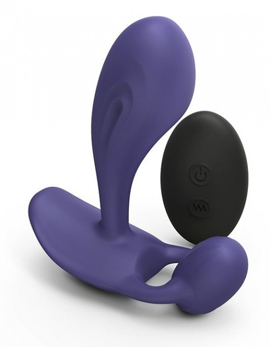 Темно-синий вибромассажер Witty P G Vibrator with Remote Control - Love to Love - в Комсомольске-на-Амуре купить с доставкой
