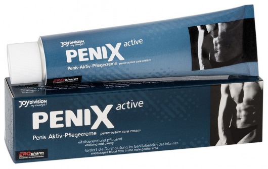 Возбуждающий крем для мужчин PeniX active - 75 мл. - Joy Division - купить с доставкой в Комсомольске-на-Амуре