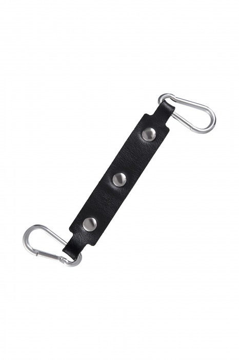 Черно-красные оковы из натуральной кожи - Pecado - купить с доставкой в Комсомольске-на-Амуре