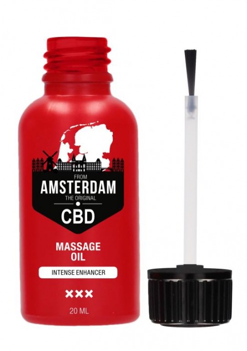 Стимулирующее масло Intense CBD from Amsterdam - 20 мл. - Shots Media BV - купить с доставкой в Комсомольске-на-Амуре