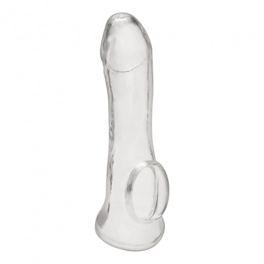 Прозрачная насадка на пенис Transparent Penis Enhancing Sleeve Extension - 15,9 см. - BlueLine - в Комсомольске-на-Амуре купить с доставкой