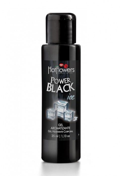 Стимулирующий гель для массажа Power Black - 35 мл. - HotFlowers - купить с доставкой в Комсомольске-на-Амуре