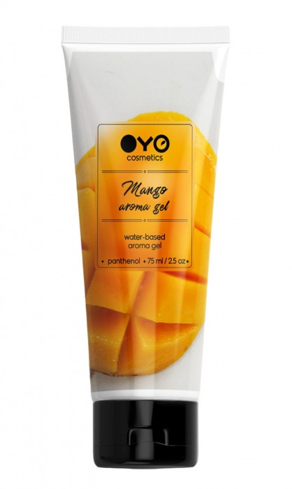 Лубрикант на водной основе OYO Aroma Gel Mango с ароматом манго - 75 мл. - OYO - купить с доставкой в Комсомольске-на-Амуре