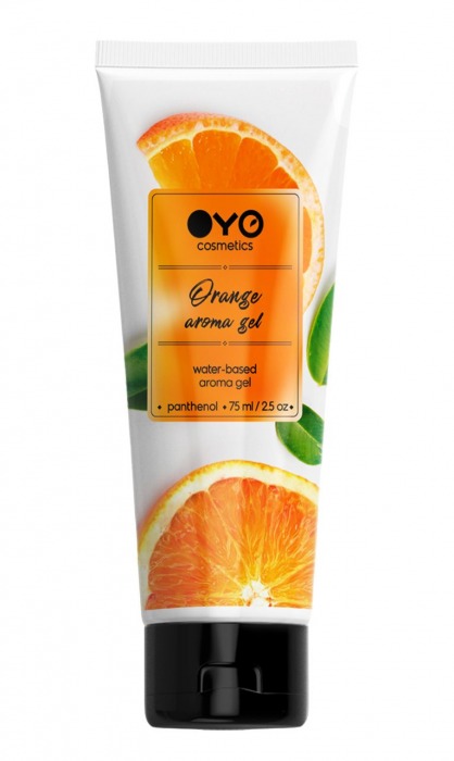 Лубрикант на водной основе OYO Aroma Gel Orange с ароматом апельсина - 75 мл. - OYO - купить с доставкой в Комсомольске-на-Амуре