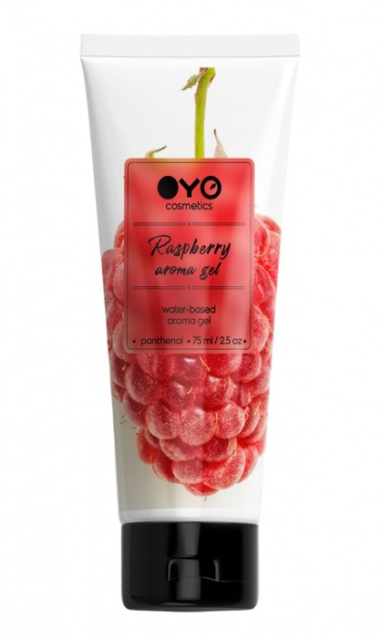 Лубрикант на водной основе OYO Aroma Gel Raspberry с ароматом малины - 75 мл. - OYO - купить с доставкой в Комсомольске-на-Амуре