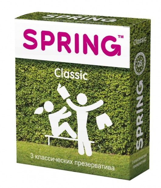 Классические презервативы SPRING CLASSIC - 3 шт. - SPRING - купить с доставкой в Комсомольске-на-Амуре