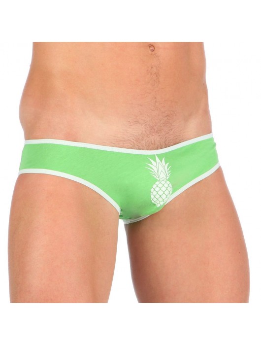 Мужские мини-слипы с белой окантовкой Pineapple - Boefje купить с доставкой