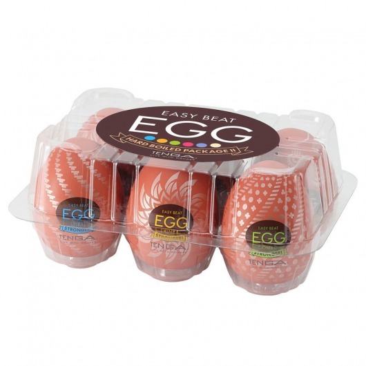 Набор из 6 мастурбаторов-яиц Tenga Egg Variety Pack V - Tenga - в Комсомольске-на-Амуре купить с доставкой