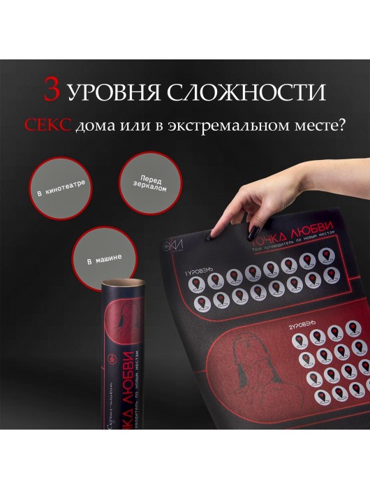 Плакат для двоих  Точка любви  со скретч-слоем - Сима-Ленд - купить с доставкой в Комсомольске-на-Амуре