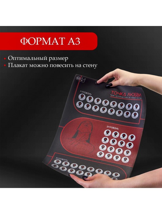Плакат для двоих  Точка любви  со скретч-слоем - Сима-Ленд - купить с доставкой в Комсомольске-на-Амуре