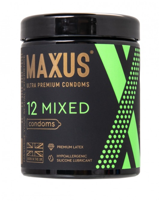 Презервативы MAXUS Mixed - 12 шт. - Maxus - купить с доставкой в Комсомольске-на-Амуре