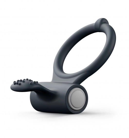 Черное эрекционное кольцо Power Clit - Dorcel - в Комсомольске-на-Амуре купить с доставкой