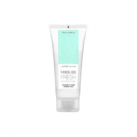 Лубрикант с охлаждающим эффектом Mixgliss Fresh Pepper Mint - 70 мл. - Strap-on-me - купить с доставкой в Комсомольске-на-Амуре