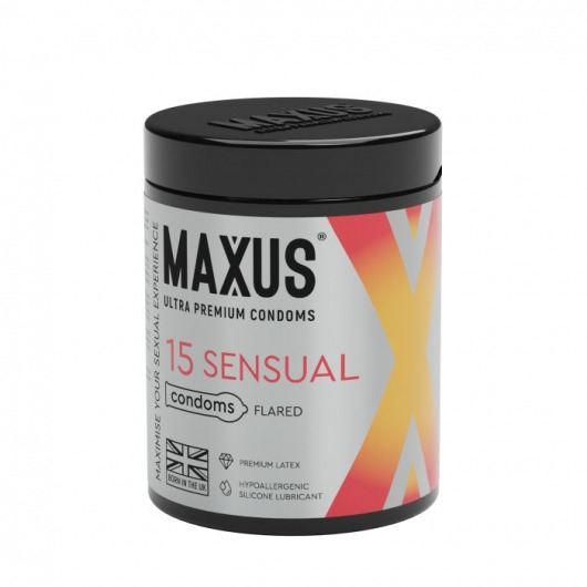 Анатомические презервативы MAXUS Sensual - 15 шт. - Maxus - купить с доставкой в Комсомольске-на-Амуре