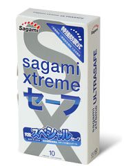 Презервативы Sagami Xtreme Ultrasafe с двойным количеством смазки - 10 шт. - Sagami - купить с доставкой в Комсомольске-на-Амуре