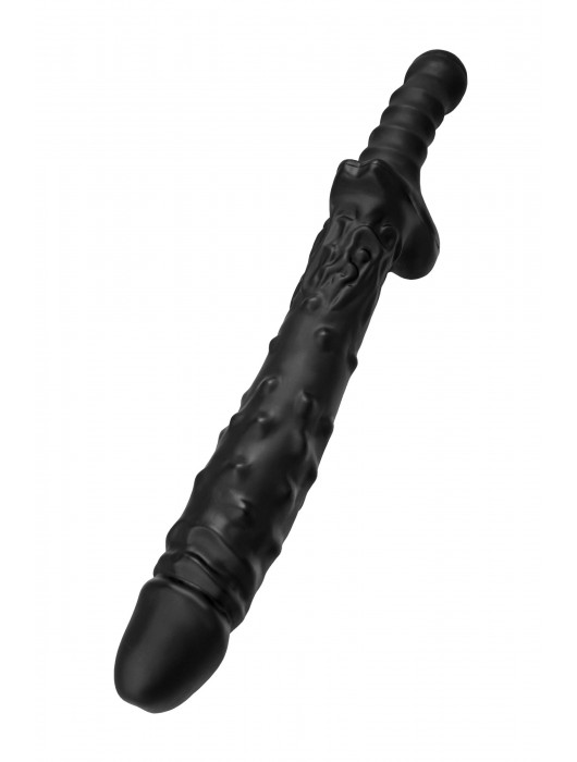 Черный фаллоимитатор «Вразумитель» с подкачкой - Unilatex