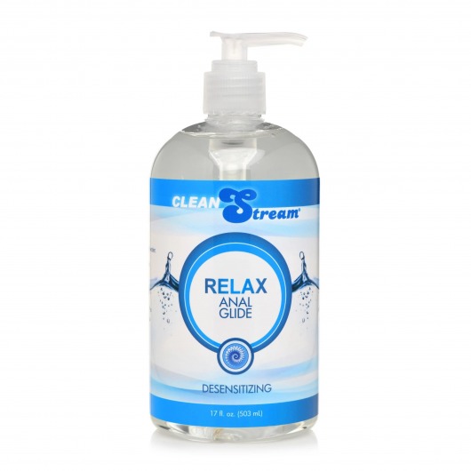 Анальный лубрикант на водной основе Relax Desensitizing Anal Lube - 503 мл. - XR Brands - купить с доставкой в Комсомольске-на-Амуре