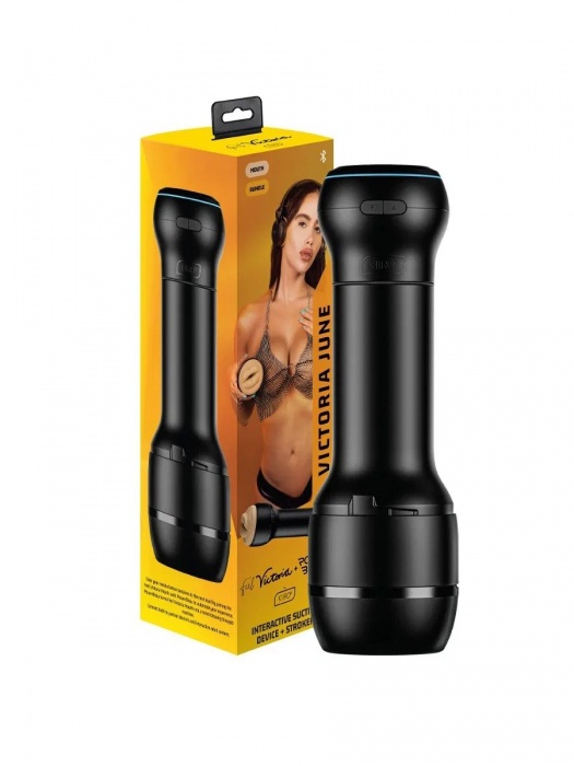 Мастурбатор-ротик с интерактивной насадкой PowerBlow   FeelVictoria Mouth - Kiiroo - в Комсомольске-на-Амуре купить с доставкой