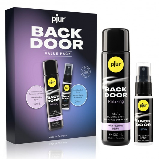 Набор для анального секса pjur Back Door Value Pack - Pjur - купить с доставкой в Комсомольске-на-Амуре