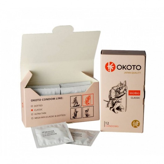 Презервативы OKOTO Classic - 12 шт. - Sitabella - купить с доставкой в Комсомольске-на-Амуре