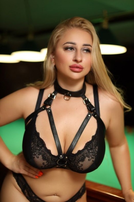 Черная кожаная сбруя с ошейником plus size из нежной кожи - БДСМ Арсенал - купить с доставкой в Комсомольске-на-Амуре