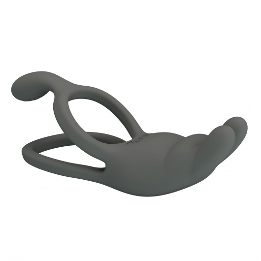 Серое эрекционное виброкольцо Dwayne - Baile - в Комсомольске-на-Амуре купить с доставкой