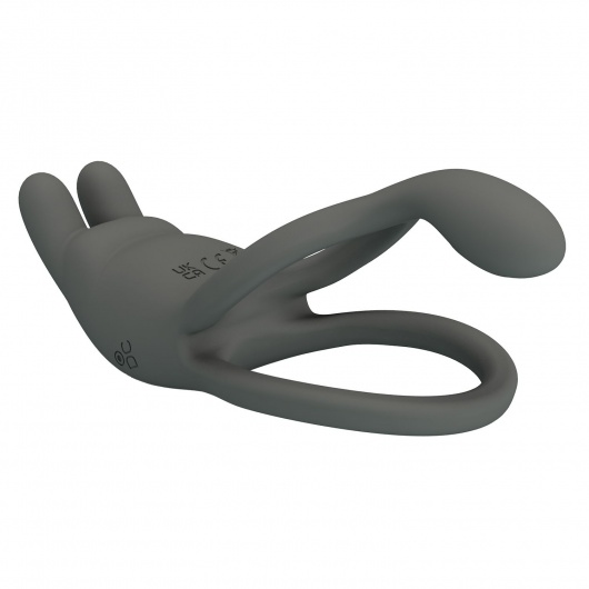 Серое эрекционное виброкольцо Dwayne - Baile - в Комсомольске-на-Амуре купить с доставкой