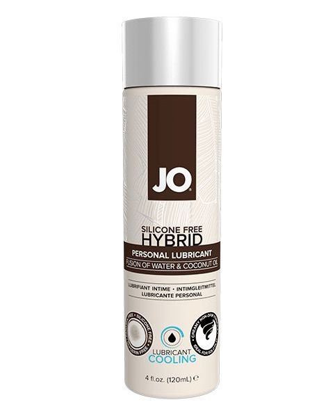 Водно-масляный лубрикант с охлаждающим эффектом JO Silicon free Hybrid Lubricant COOLING - 120 мл. - System JO - купить с доставкой в Комсомольске-на-Амуре