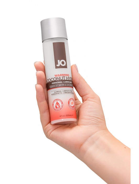 Водно-масляный лубрикант с разогревающим эффектом Hybrid Lubricant WARMING - 120 мл. - System JO - купить с доставкой в Комсомольске-на-Амуре