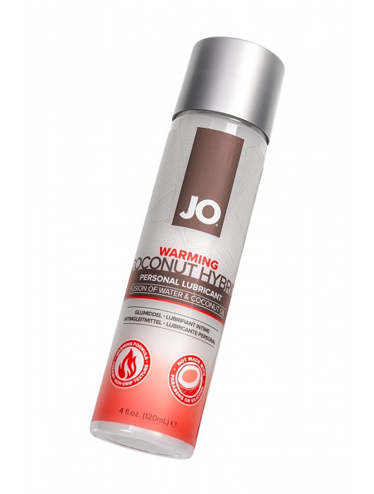 Водно-масляный лубрикант с разогревающим эффектом Hybrid Lubricant WARMING - 120 мл. - System JO - купить с доставкой в Комсомольске-на-Амуре