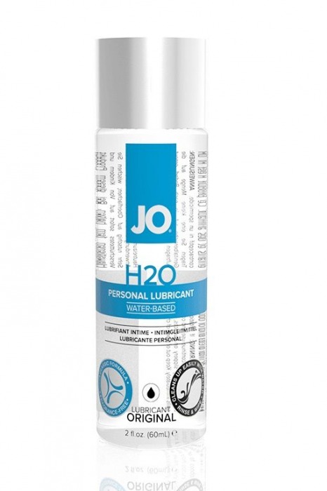 Нейтральный лубрикант на водной основе JO Personal Lubricant H2O - 60 мл. - System JO - купить с доставкой в Комсомольске-на-Амуре