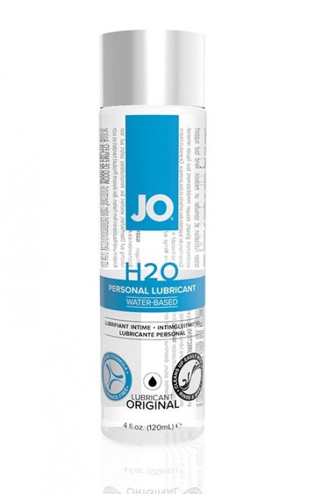 Нейтральный лубрикант на водной основе JO Personal Lubricant H2O - 120 мл. - System JO - купить с доставкой в Комсомольске-на-Амуре