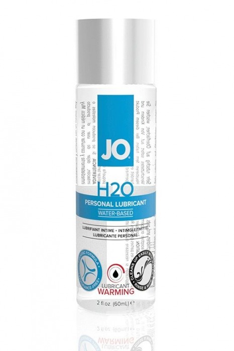 Возбуждающий лубрикант на водной основе JO Personal Lubricant H2O Warming - 60 мл. - System JO - купить с доставкой в Комсомольске-на-Амуре