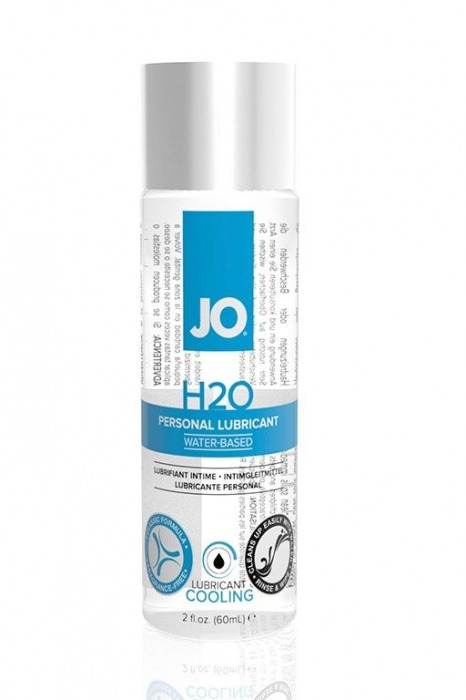 Охлаждающий лубрикант на водной основе JO Personal Lubricant H2O COOLING - 60 мл. - System JO - купить с доставкой в Комсомольске-на-Амуре