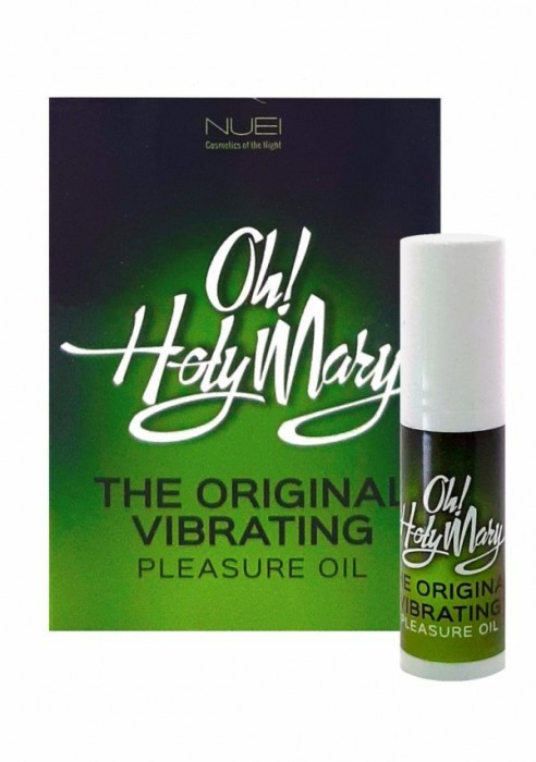 Масло унисекс с эффектом вибрации Oh! Holy Mary - 6 мл. - Nuei cosmetics - купить с доставкой в Комсомольске-на-Амуре