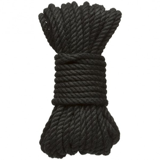 Черная верёвка для связывания и фиксации Bind Tie - 9,14 м. - Doc Johnson - купить с доставкой в Комсомольске-на-Амуре