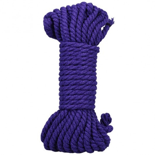 Фиолетовая верёвка для связывания и фиксации Bind Tie - 9,14 м. - Doc Johnson - купить с доставкой в Комсомольске-на-Амуре