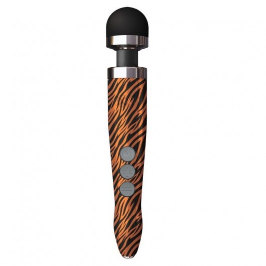 Беспроводной wand-вибратор Doxy Die Cast 3R с тигровым принтом на рукояти - 28 см. - Doxy в Комсомольске-на-Амуре Беспроводной wand-вибратор Doxy Die Cast 3R с тигровым принтом на рукояти - 28 см. - Doxy