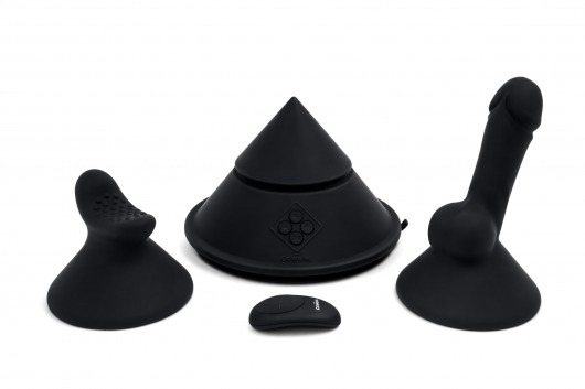 Конусный вибромассажер Cowgirl Cone с 2 насадками - CowGirl - купить с доставкой в Комсомольске-на-Амуре