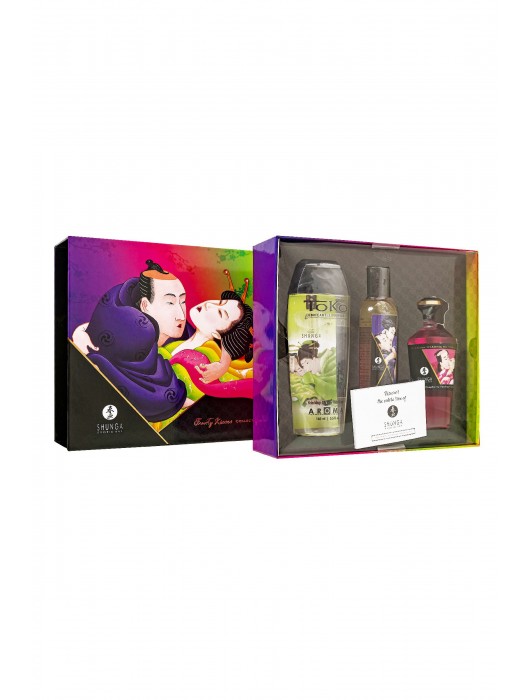 Подарочный набор Fruity Kisses из 3 предметов - Shunga - купить с доставкой в Комсомольске-на-Амуре