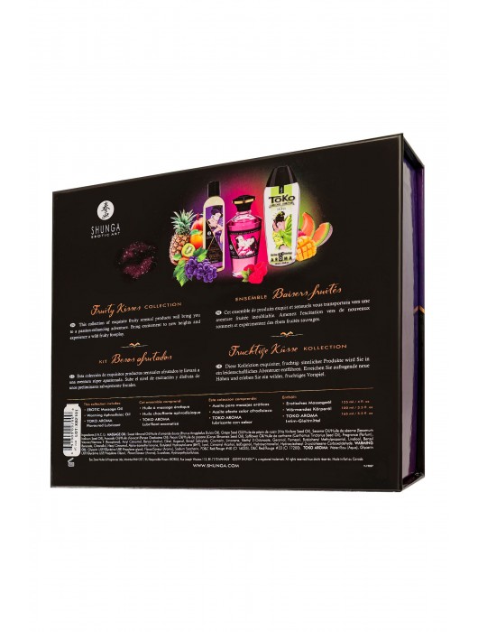 Подарочный набор Fruity Kisses из 3 предметов - Shunga - купить с доставкой в Комсомольске-на-Амуре