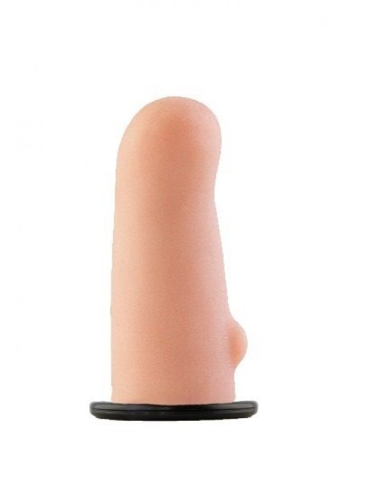 Женский пояс с коннектором и вагинальной пробкой - LOVETOY (А-Полимер) - купить с доставкой в Комсомольске-на-Амуре