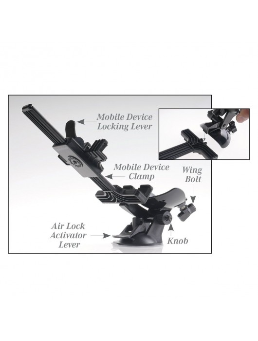Перезаряжаемый мастурбатор-вагина с держателем для мобильных устройств Extreme Toyz Me - Pipedream - в Комсомольске-на-Амуре купить с доставкой