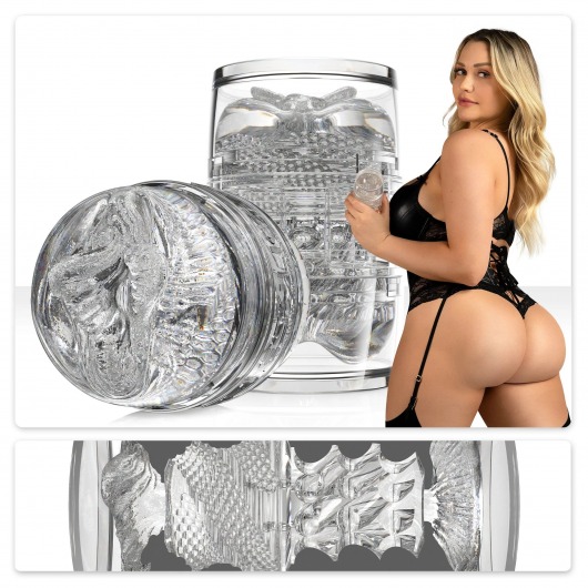 Прозрачный двусторонний мастурбатор Fleshlight Quickshot Mia Malkova - Fleshlight - в Комсомольске-на-Амуре купить с доставкой