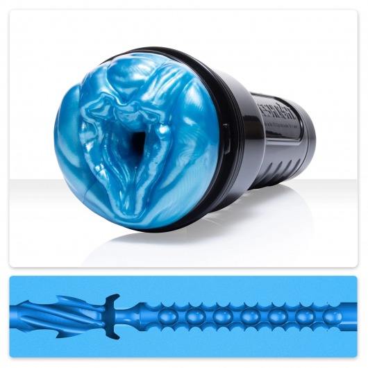 Мастурбатор-вагина Fleshlight Freaks Alien Blue Metallic - Fleshlight - в Комсомольске-на-Амуре купить с доставкой