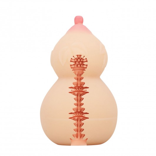 Телесный мастурбатор с соском Calabash - Baile - в Комсомольске-на-Амуре купить с доставкой