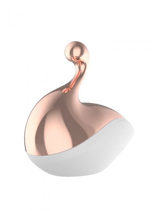 Белый вакуумный стимулятор клитора Liberty Swan - LoveStore